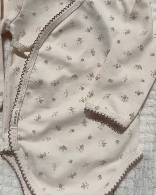 Angelina Floral Wrap Bodysuit