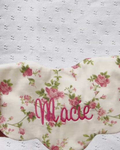 5-Layer Dribble Bib - Vintage Rose