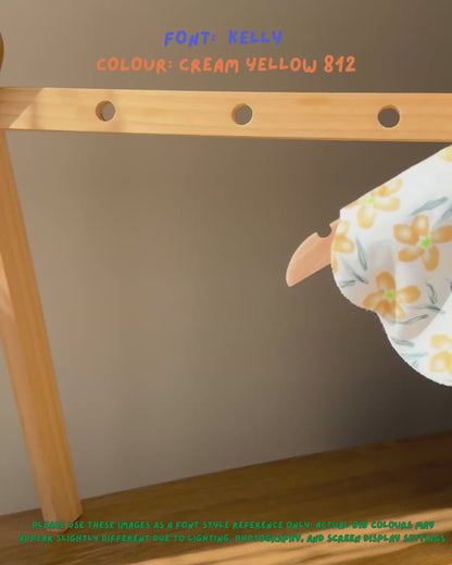 5-Layer Dribble Bib - Yellow Florals