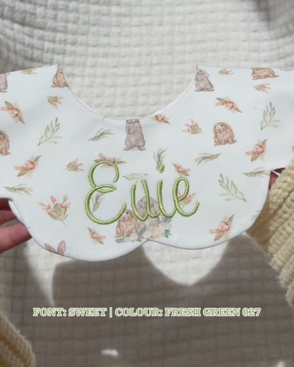 3- Layer Dribble Bib - Bunnies